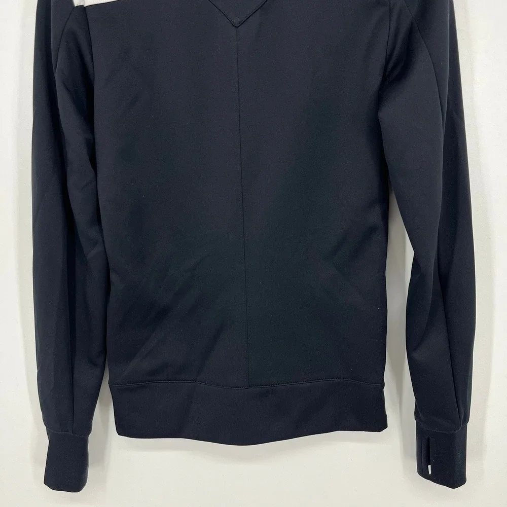Nike Dri-FIT Track Jacket‎ Womens XS Black White Full Zip Athletic 535663-012